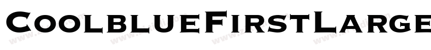 CoolblueFirstLarge N字体转换